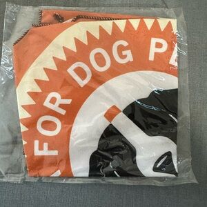 Tito’s Orange and White Dog Bandana